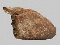 Aeg H 8  Aeg H 8, 18. bis 22. Dynastie, Linke Hand eines Sarges, Sykomorenholz, L 12,0 cm, B 7,6  cm, H 1,8 cm : Bestandskatalog €gypten, Museumsfoto: Claus Cordes